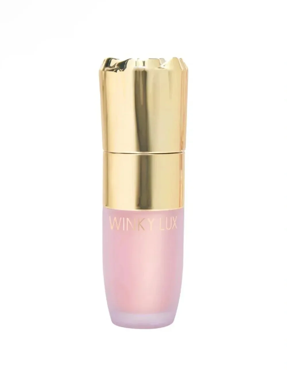 Winky Lux Cheeky Rose Liquid Highlighter Color Pink Opal golden pink shimmer